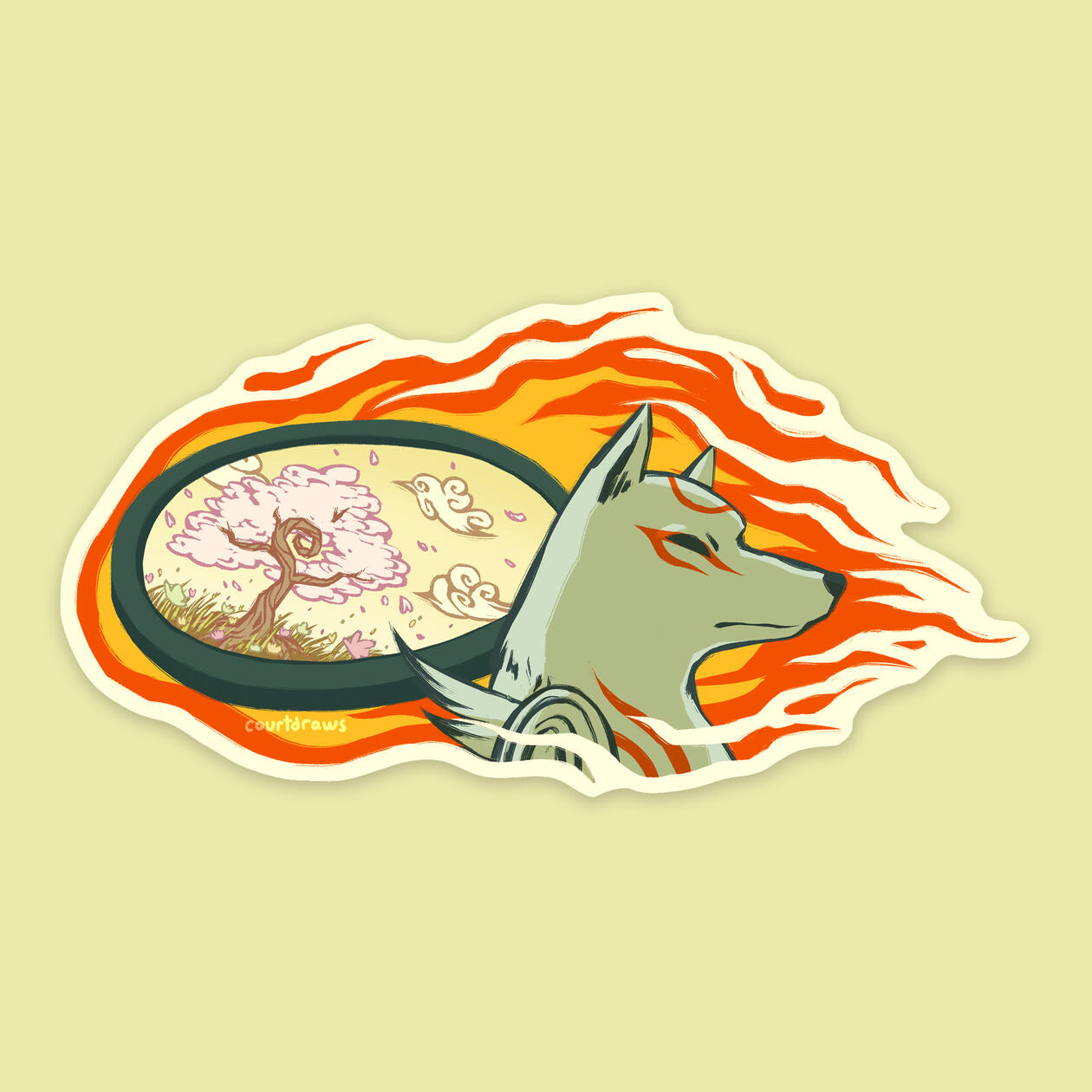 Okami Sticker