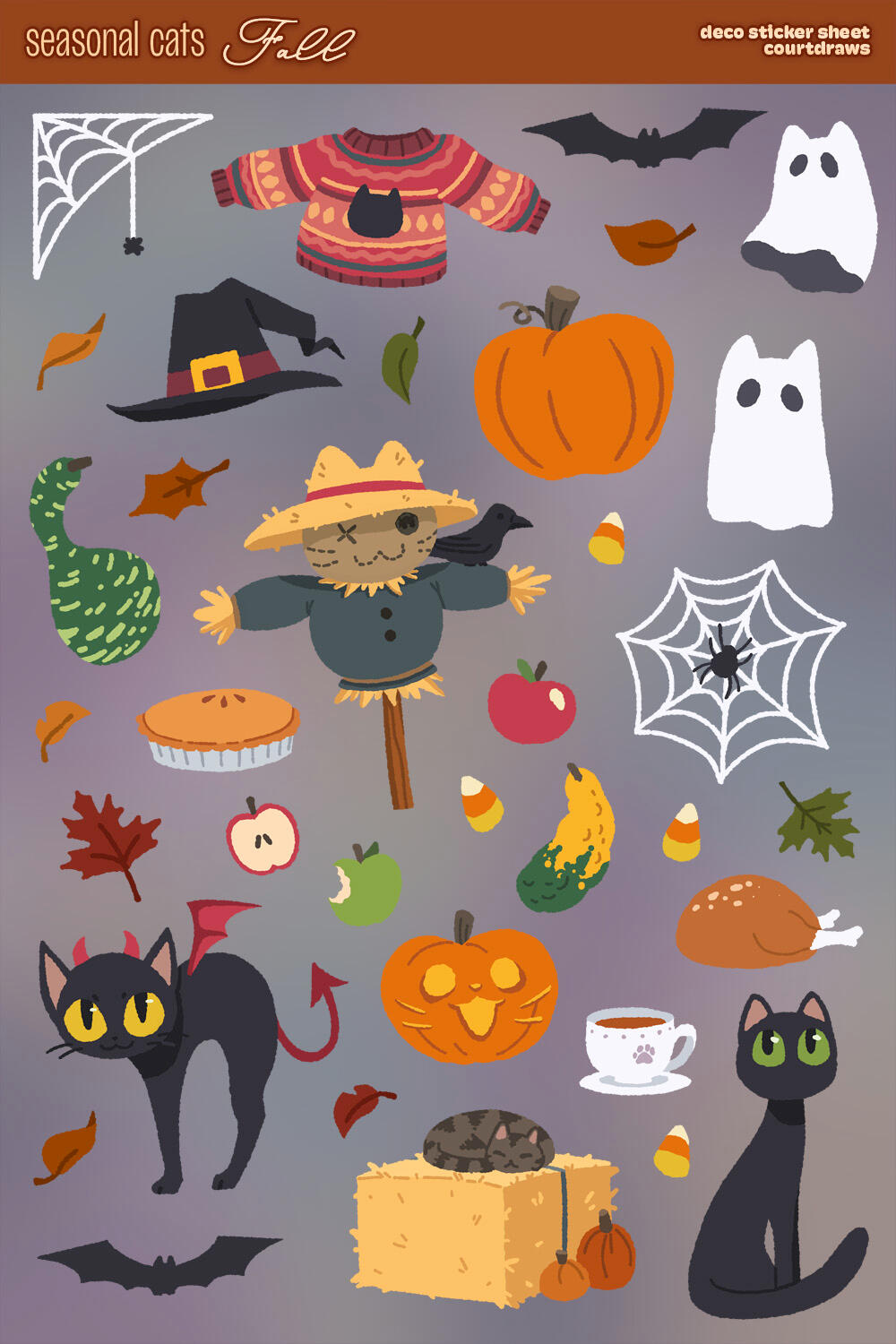 Seasonal cats fall