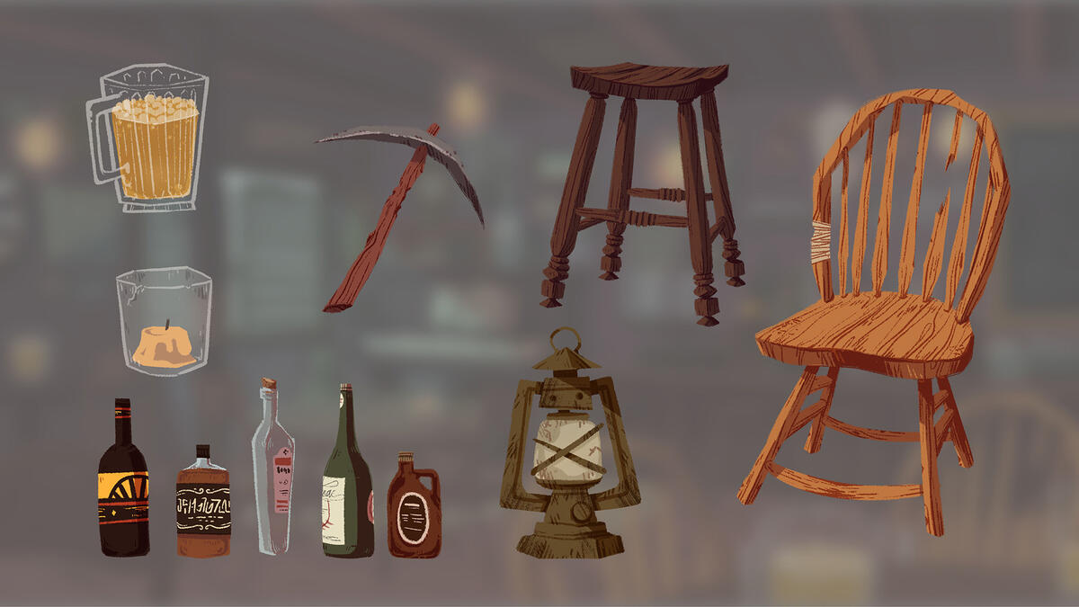 Davy Lamp - Props