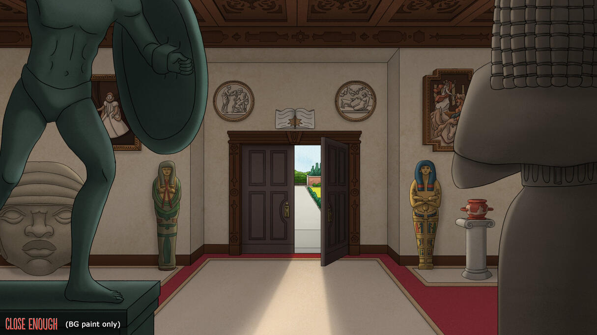 Close Enough museum door