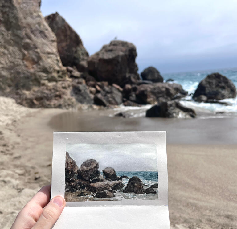 Point Dume- Painting Point Dume- Painting